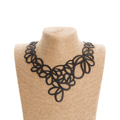 Lilac Statement Inner Tube Necklace