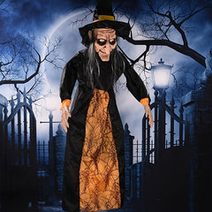 Witch Robot Halloween Decoration