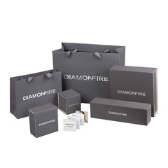 Diamonfire Front Twist Hoop Earrings