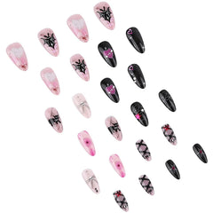 Glamorous Halloween Stiletto Nails