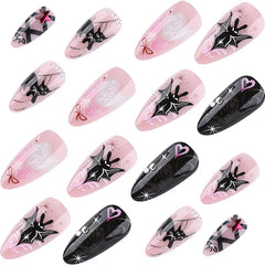 Glamorous Halloween Stiletto Nails