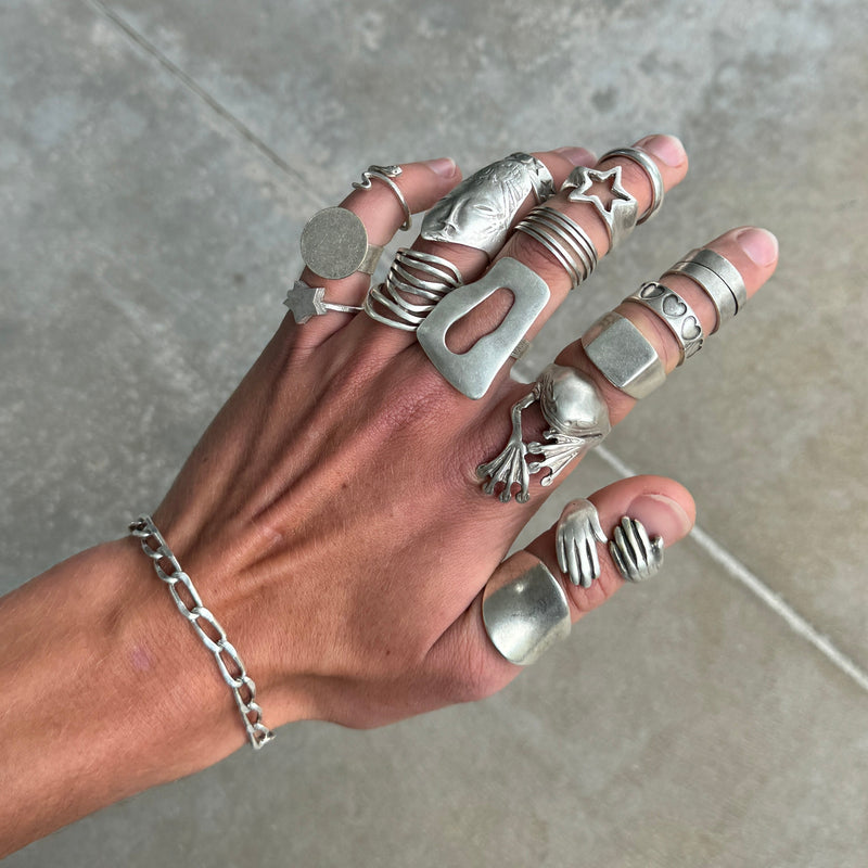 Shooting Star Silver Ring