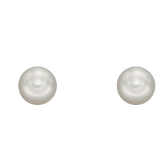 Elements Gold Pearl Stud Earrings