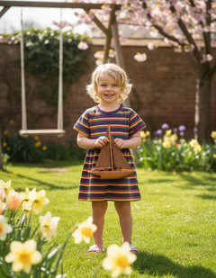 Hazel Rainbow Super Soft Cotton Baby Child Dress-0