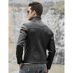 Men’s Leather Biker Jacket