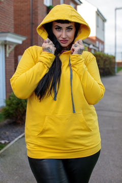 Yellow Breastfeeding Hoodie-4