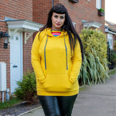 Yellow Breastfeeding Hoodie-2
