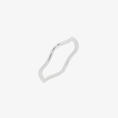 Minimalist Wave Ring-5